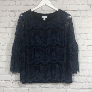 Charter club blouse blue